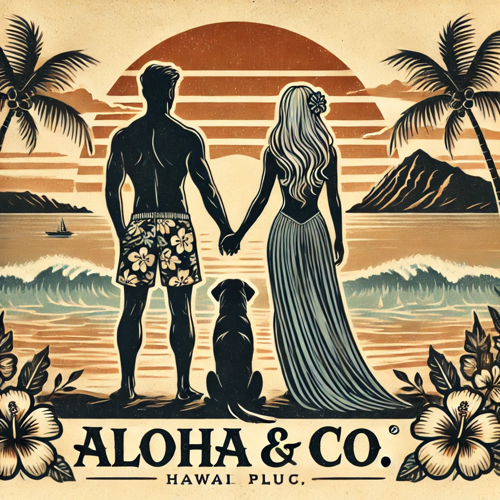 Ladies Aloha & Co. Happy Couple Tank Top