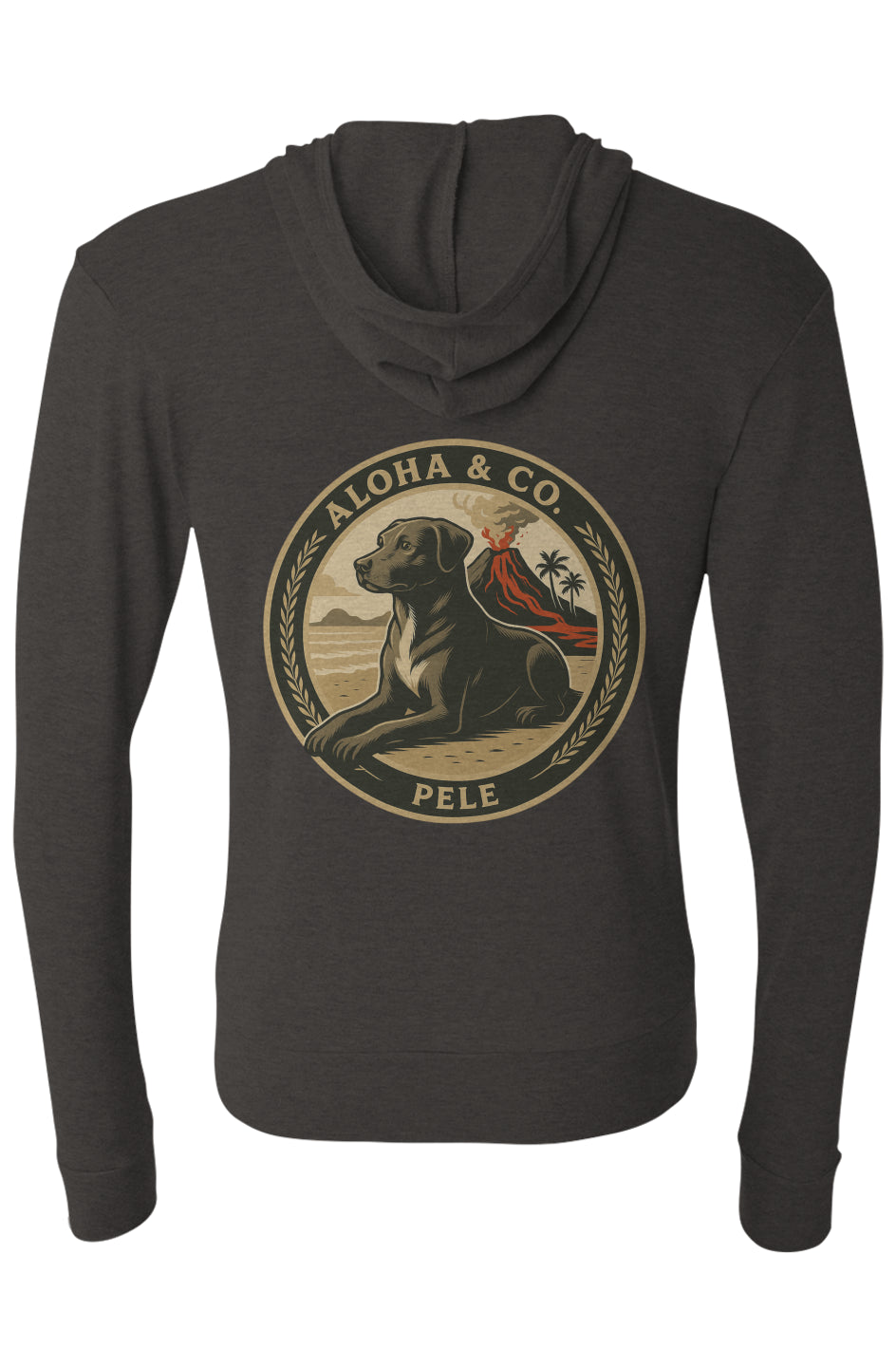 Triblend Full-Zip Lightweight Hoodie