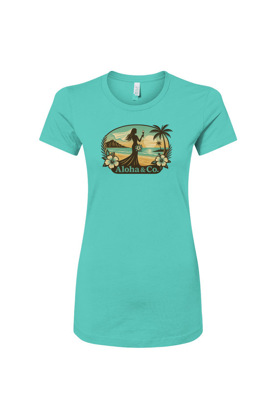 Aloha Bride Celebration Slim Fit Tee