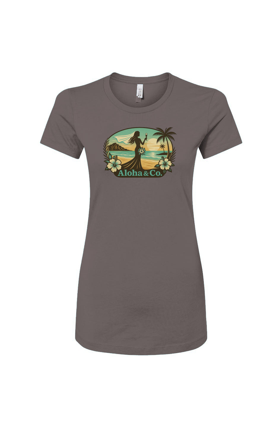 Aloha Bride Celebration Slim Fit Tee