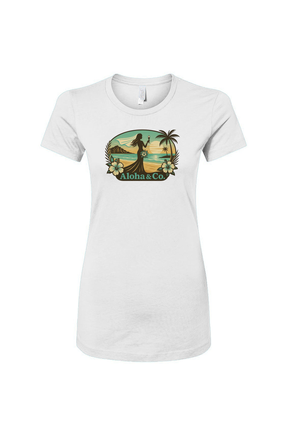 Aloha Bride Celebration Slim Fit Tee